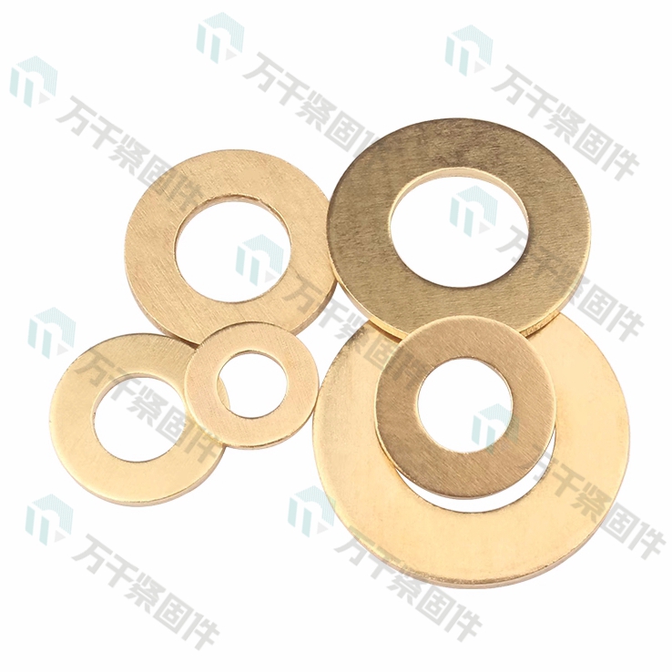 铜垫片 黄铜平垫 GB97/DIN125 华司介子金属平垫
