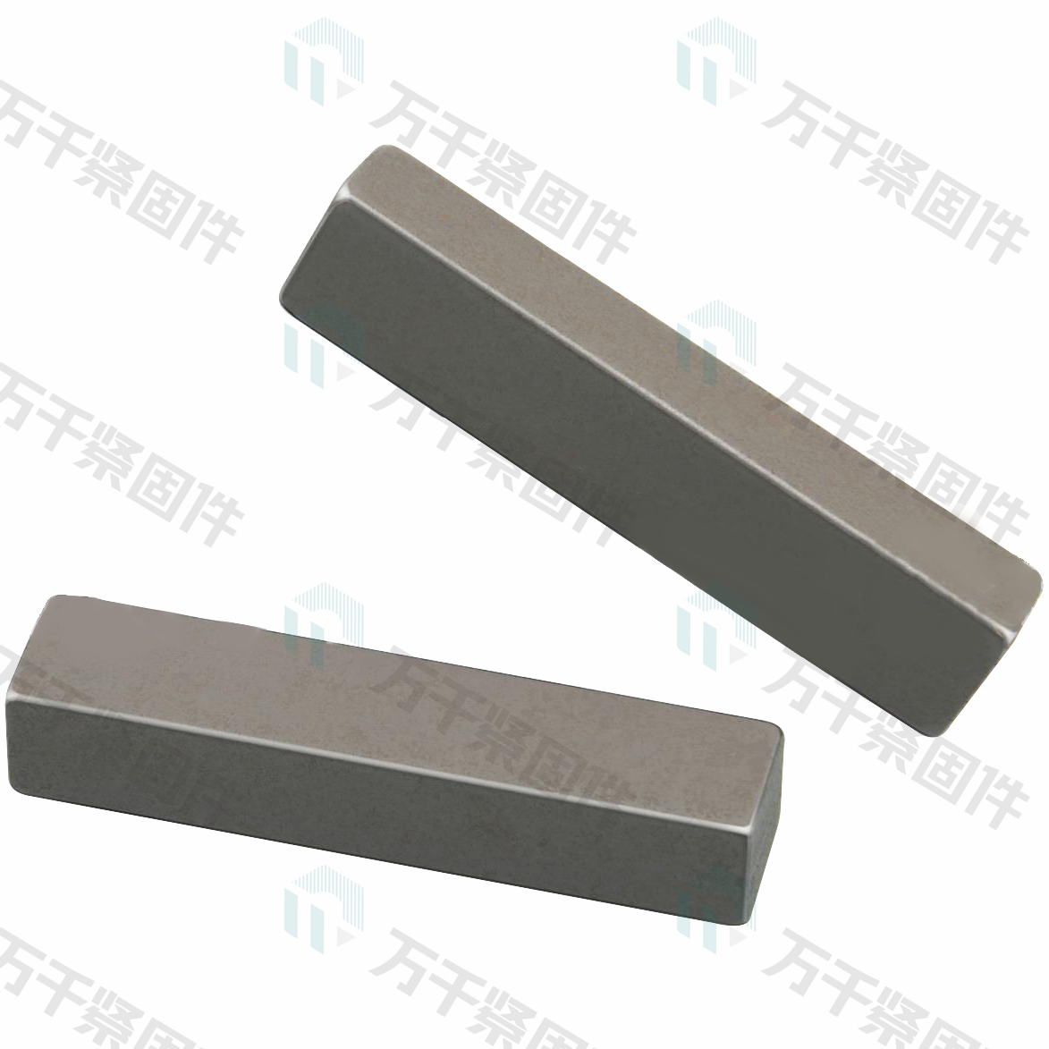 两端方形平键 GB1096B 不锈钢（304/316）碳钢 合金钢
