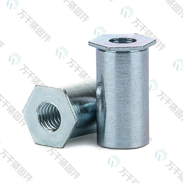 六角通孔压铆螺母柱 不锈钢（304/316）碳钢 合金钢