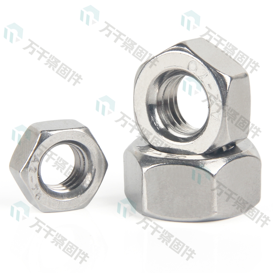 六角螺母 DIN934/GB52 不锈钢（304/316）碳钢 合金钢