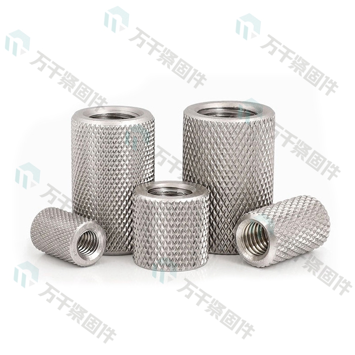 滚花圆螺母 手拧圆柱螺母 不锈钢（304/316）碳钢 合金钢